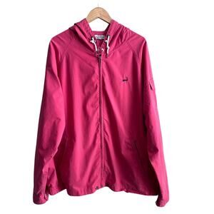 Cuffy's of Cape Code Hooded Embroidered Jacket Red 3XL